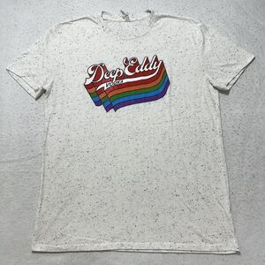 Deep Eddy Vodka Men's Large Short Sleeve Rainbow Logo Graphic T Shirt Threadfast